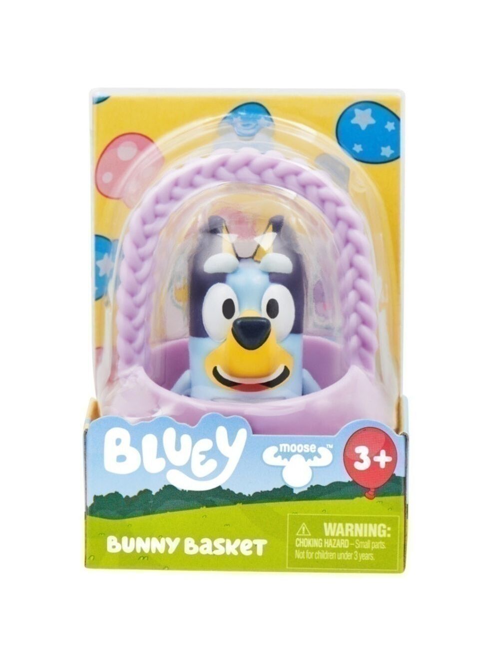 Moose Toys Bluey Easter Bunny Basket Packs Lavender